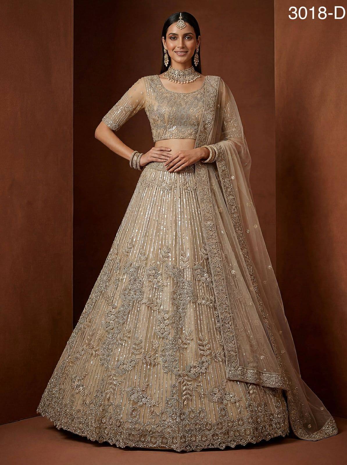 3018 BY FASHID Indian Traditional Wear Bridal Collection Beautiful Stylish Fancy Colorful Bridal Wear & Occasional Wear Fancy Lehengas At Wholesale Price